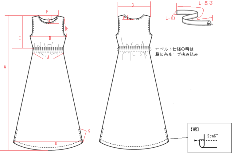 初心者でもカッコよく作れる サマードレス 型紙開発の裏側 ざっくりした作り方 Uchpon Blog